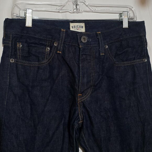 RARE! ROICOM USA 12oz Selvedge Denim Jeans - Blue - Sz 32* - Picture 2 of 4